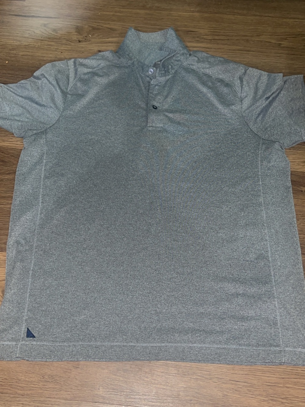 UNTUCKit Men's Heather Gray Short Sleeve Polo